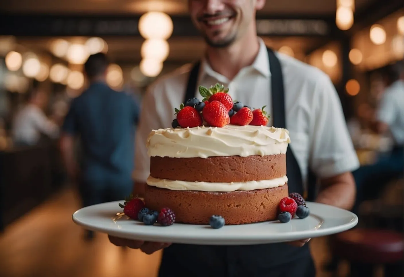 ¿Se puede llevar una tarta a un restaurante?