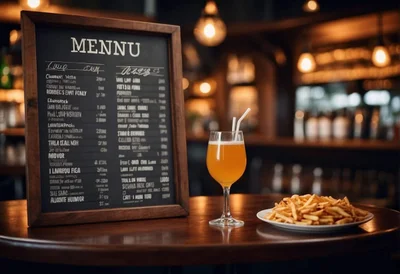 ¿Cómo hacer una lista de precios para un bar?