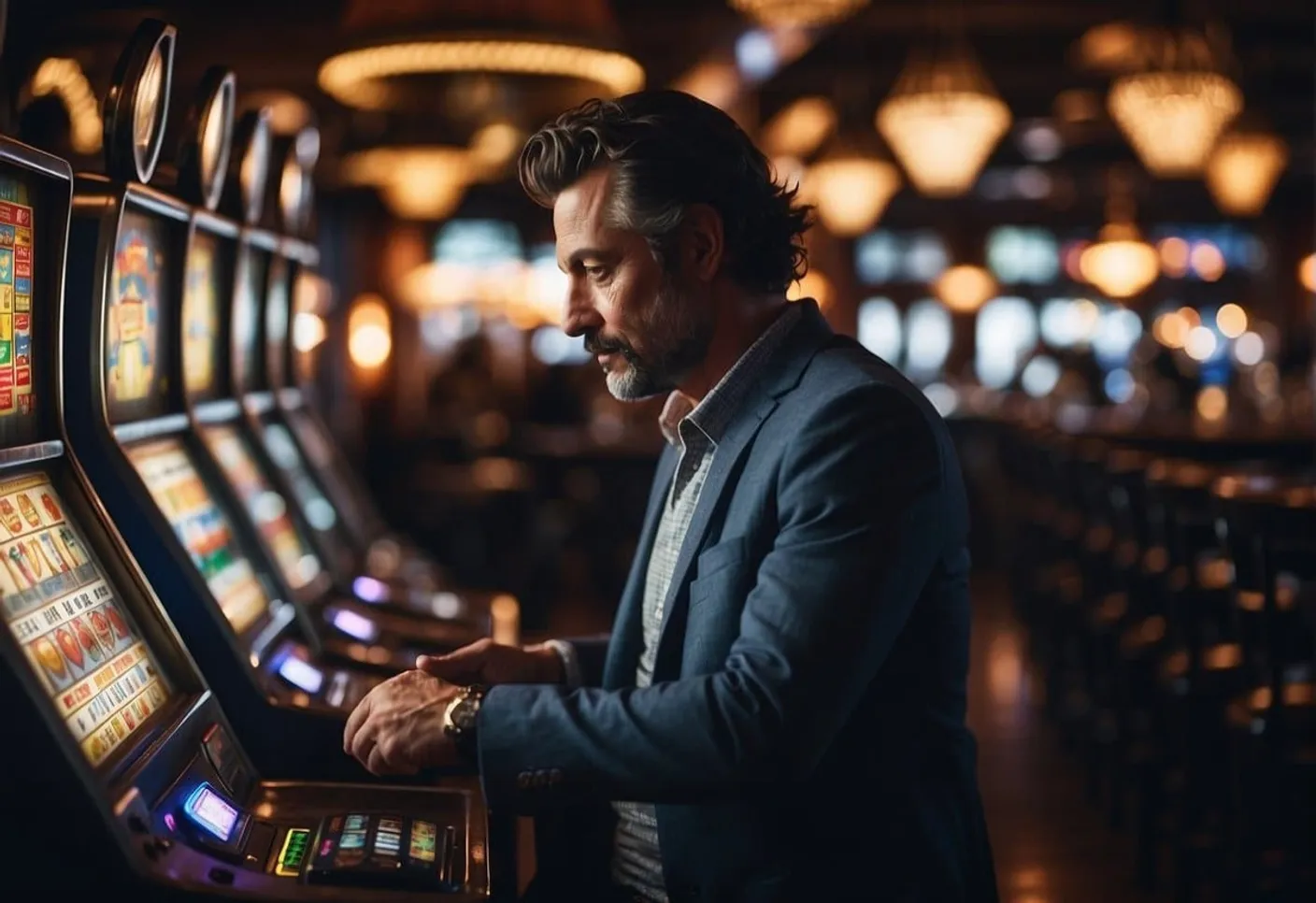 ¿Puede un dueño de bar jugar la tragaperra?