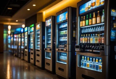 ¿Se puede vender alcohol en máquinas expendedoras?