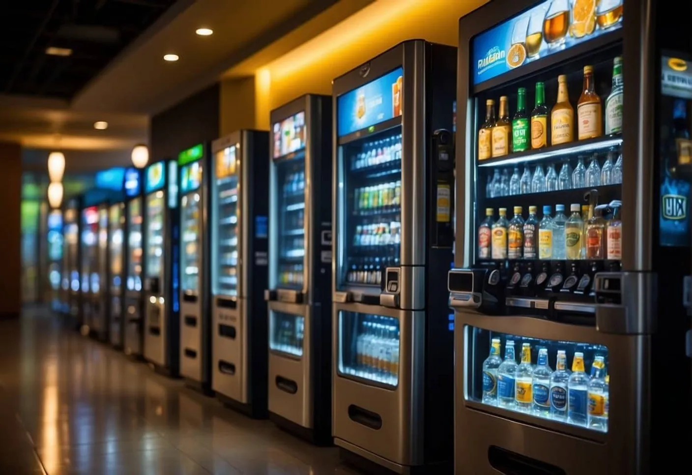 ¿Se puede vender alcohol en máquinas expendedoras?