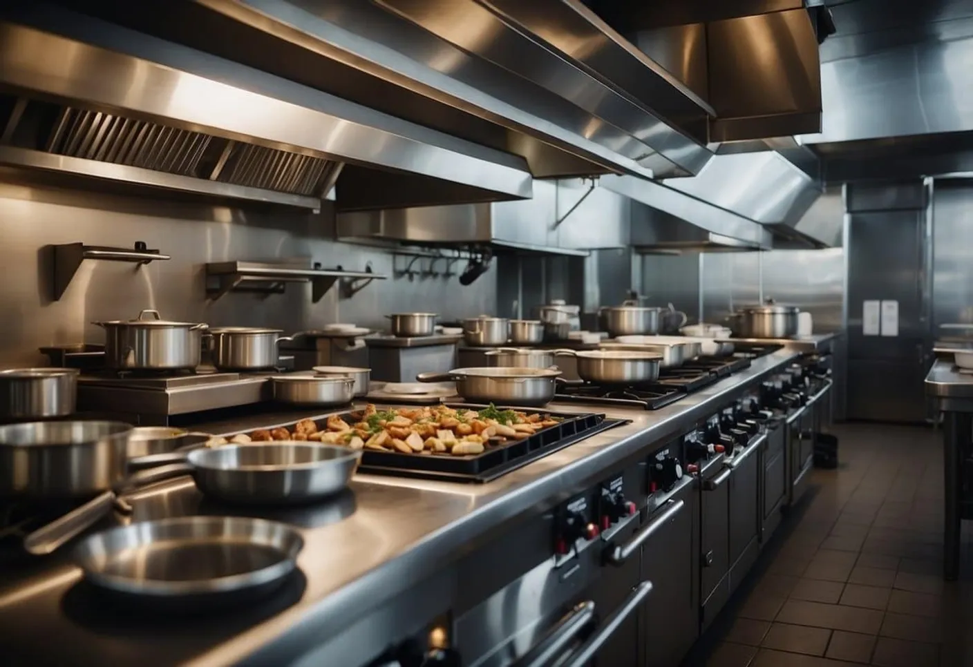 Equipo mayor de cocina de un restaurante: Listado