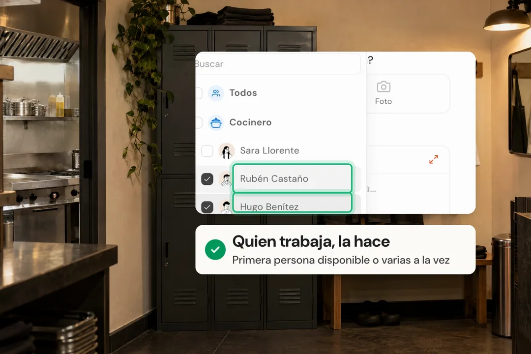 Un responsable disponible, no solo un nombre.