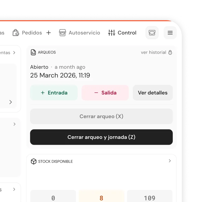 Ouverture et clôture de caisse