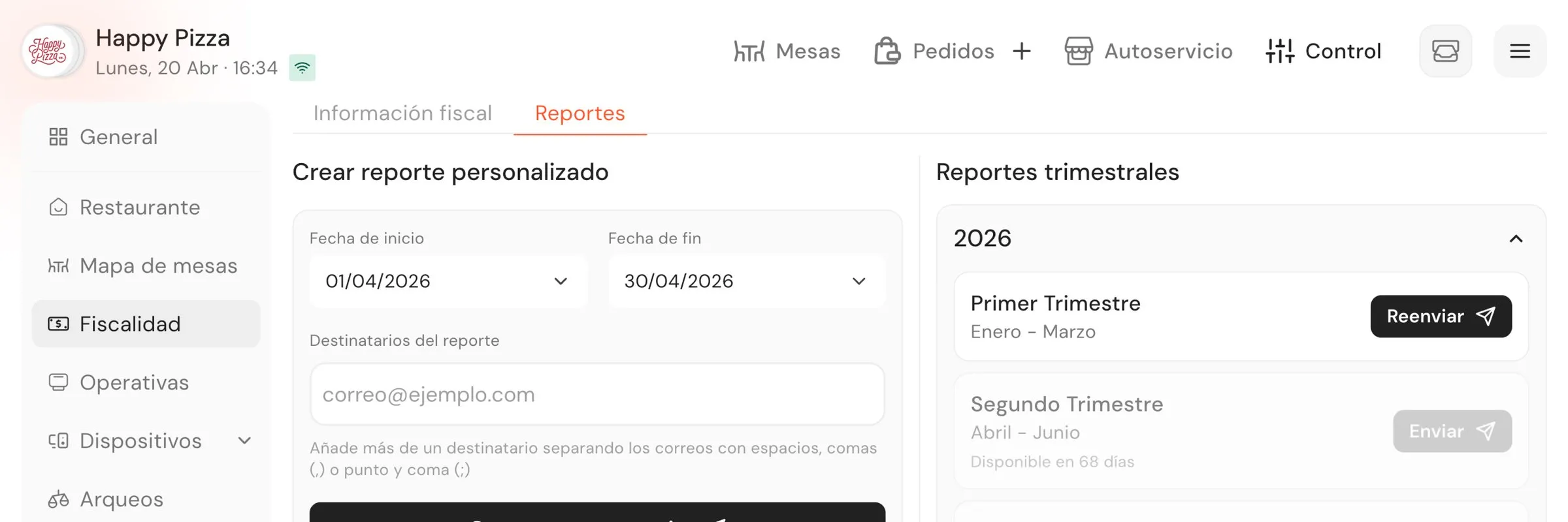 Facturation électronique et conformité Verifactu depuis la caisse Qamarero