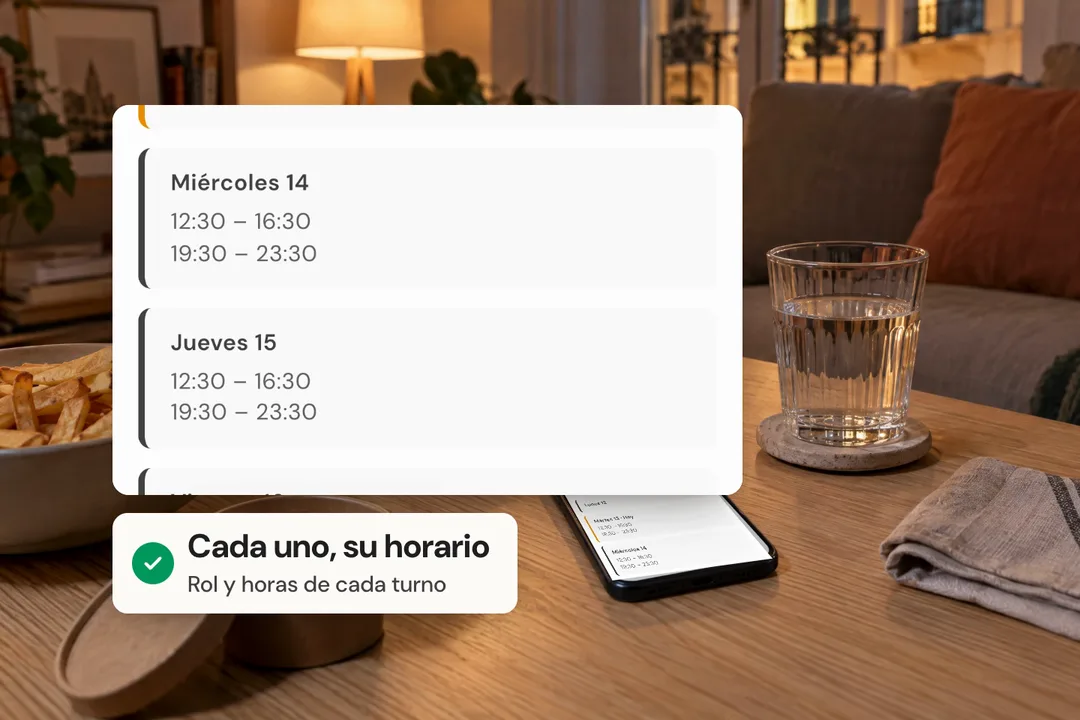 Tu equipo sabe cuándo le toca.
