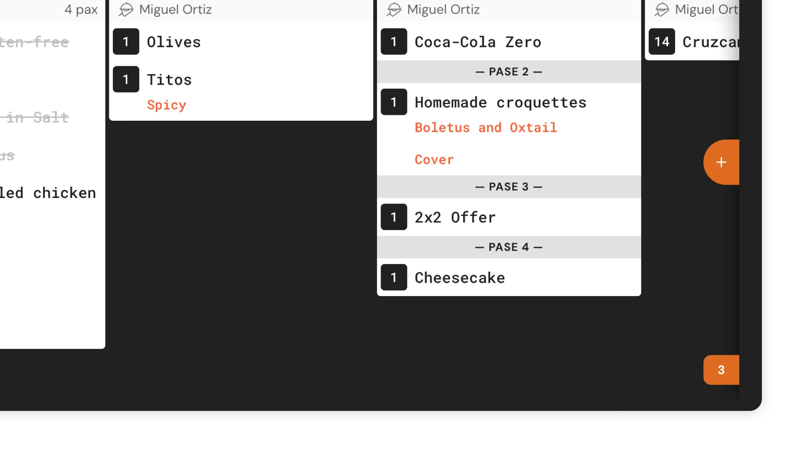 Alertes de saturation visuelle dans le KDS