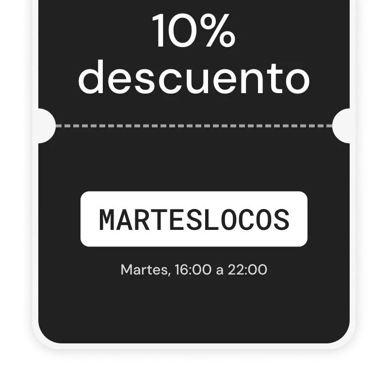 Tarjeta de sellos digital de Qamarero
