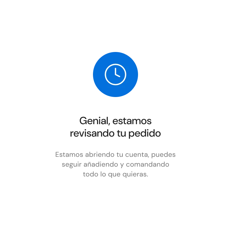 Control de pedidos antes de enviar a cocina