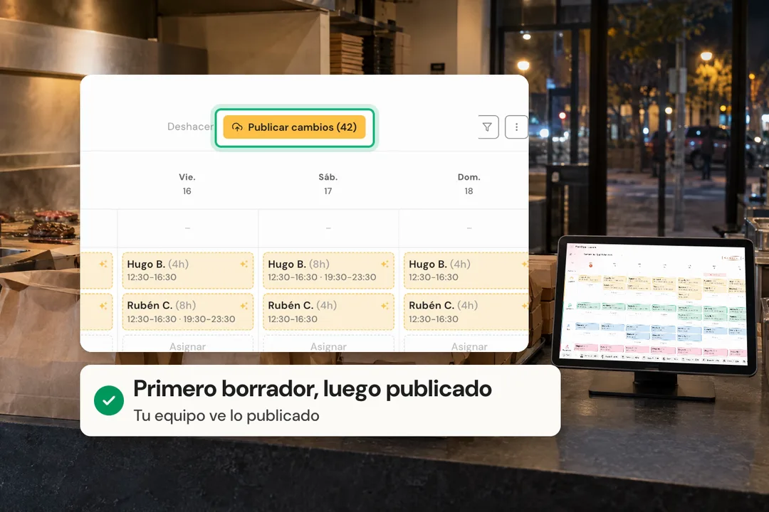 Revisa los cambios antes de enseñarlos.