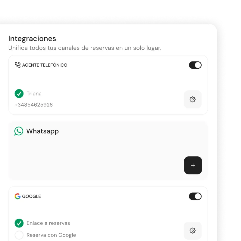 Integrazione con Google Reserve