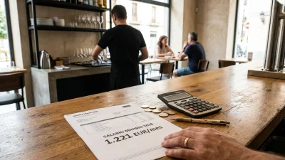 El SMI sube a 1.221 euros en 2026: qué cambia en las nóminas de la hostelería