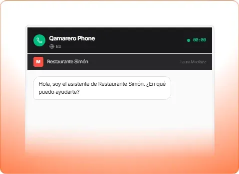 Vista ilustrativa de Qamarero Phone
